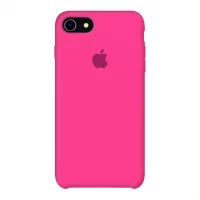 Силиконовый чехол Apple Silicone Case Barbie Pink для iPhone 7/8